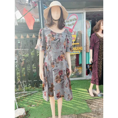 Đầm Nữ Trẻ Trung Thiết Kế Trang Nhã Thanh Lịch Sang Trọng Đi Tiệc Cao Cấp Cho Bà Cho Mẹ Giá 290k Hàng có sẵn giao ngay