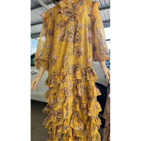 3 màu Váy voan maxi công chúa cổ tàu nhiều tầng dáng dài ảnh thật Giá 370k Hàng coa sẵn giao ngay Hang Quảng Châu