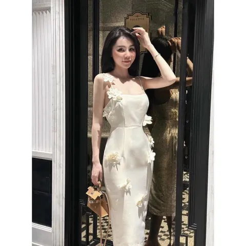 Váy chất liệu Tafta dáng bút chì , siêu tôn dáng sang chảnh Váy dạ hội chất Tafta sang chảnh , tiểu thư Giá 350k