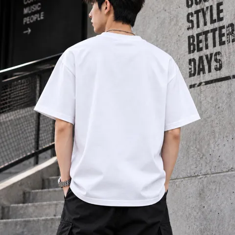 Áo Thun form Boxy Nam nữ Thêu Chữ 