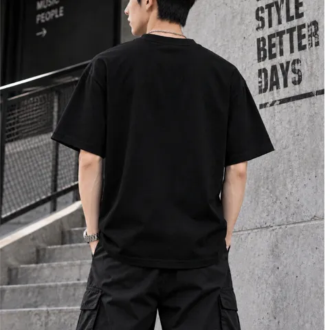 Áo Thun form Boxy Nam nữ Thêu Chữ 