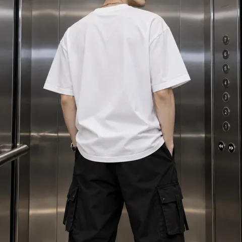 ÁO THUN THÊU- HÌNH MÈO BUỒN-FORM BOXY NAM NỮ-COTTON 2 CHIỀU 260gsm