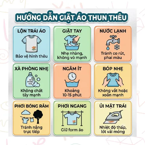 ÁO THUN THÊU CHỮ-