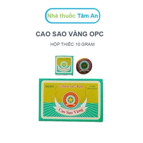 [Combo 12 lọ] Cao sao vàng OPC 10g, cao xoa dùng khi nhức đầu, đau bụng, say tàu xe, côn trùng đốt