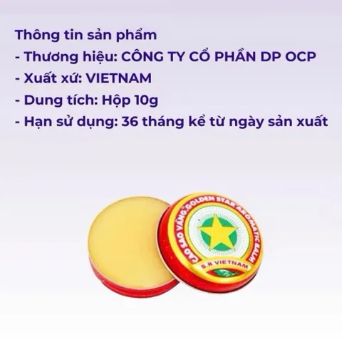 [Combo 12 lọ] Cao sao vàng OPC 10g, cao xoa dùng khi nhức đầu, đau bụng, say tàu xe, côn trùng đốt