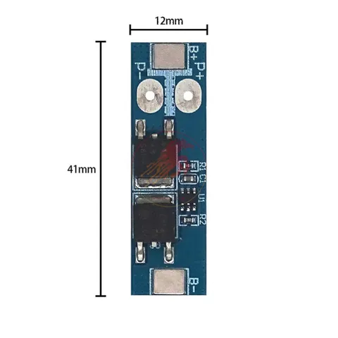Bảng Mạch Bảo Vệ Pin Sạc 1S 12A 16A 25A – Dành Cho Pin 3.2V/3.7V, Tự Ngắt Khi Đầy, An Toàn, BMS Mini (03)
