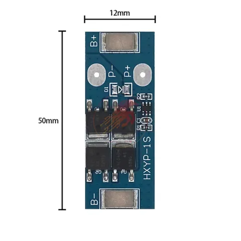 Bảng Mạch Bảo Vệ Pin Sạc 1S 12A 16A 25A – Dành Cho Pin 3.2V/3.7V, Tự Ngắt Khi Đầy, An Toàn, BMS Mini (03)