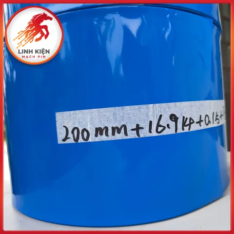 Ống Co Nhiệt PVC Cho Pin – Khổ 150mm–250mm, Bọc Cell Pin, Dài 5 Mét