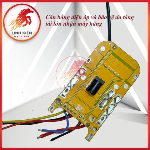 Mạch Pin Makita 5S 110A 18V–21V 3FET –Cân Bằng Điện Áp & Bảo Vệ Đa Tầng, Tải Lớn, Nhận Máy Hãng, Dùng Cho Pin 18650, 030
