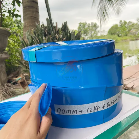 Màng Co Nhiệt PVC Bọc Pin 18650 21700 – Dày, Co Tốt, Chống Cháy, 5 Mét