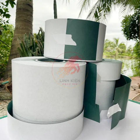 Giấy cách điện, giấy cách nhiệt, pin 18650, pin lithium, có keo dán sẵn ở mặt sau, – Bán Theo Mét