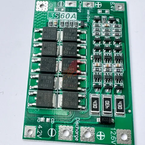 Mạch BMS 3S/4S 40A 60A Có Cân Bằng Cho Pin Li-ion 18650 (07)