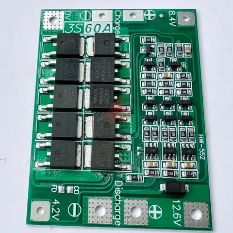 Mạch BMS 3S/4S 40A 60A Có Cân Bằng Cho Pin Li-ion 18650 (07)