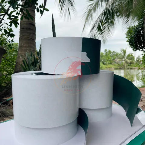 Giấy cách điện, giấy cách nhiệt, pin 18650, pin lithium, có keo dán sẵn ở mặt sau, – Bán Theo Mét