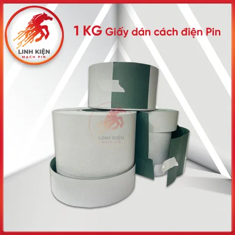 Giấy Dán Cách Điện Pin Có Keo 1 Mặt, Khổ 65mm-140mm Bán Theo Kg
