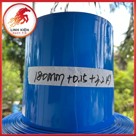 Ống Co Nhiệt PVC Bọc Pin Lithium – Cách Điện Chống Sốc, Khổ 150–350mm, Dài 1 Mét