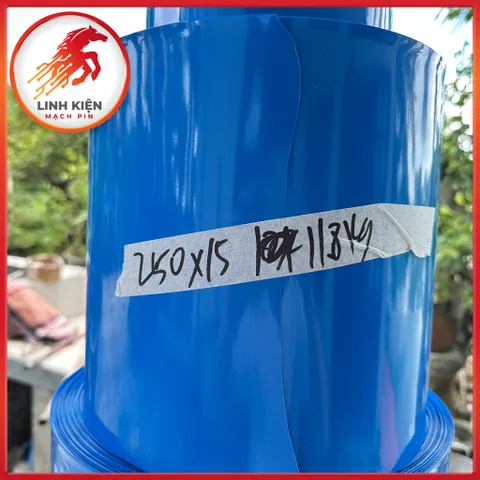 Ống Co Nhiệt PVC Bọc Pin Lithium – Cách Điện Chống Sốc, Khổ 150–350mm, Dài 1 Mét