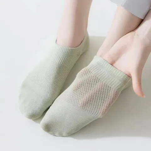 TVNT01 - Tất vớ nữ ngắn cotton nguyên chất thoáng khí kiểu dáng basic