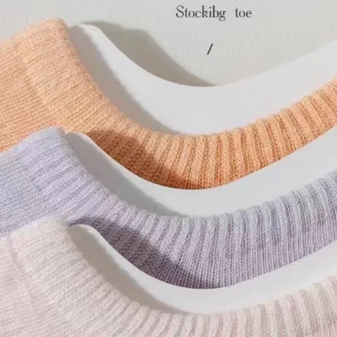 TVNT01 - Tất vớ nữ ngắn cotton nguyên chất thoáng khí kiểu dáng basic