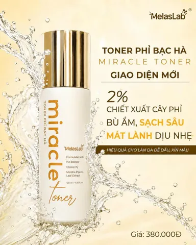 Miracle Toner Phỉ Bạc Hà Melaslab