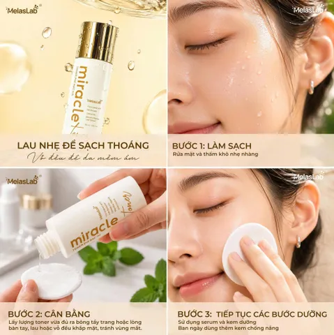 Miracle Toner Phỉ Bạc Hà Melaslab
