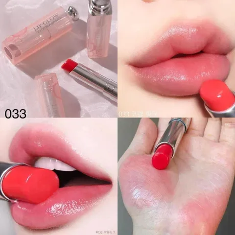 Son D Addict Lip Glow 033 Coral Pink Màu Hồng San Hô