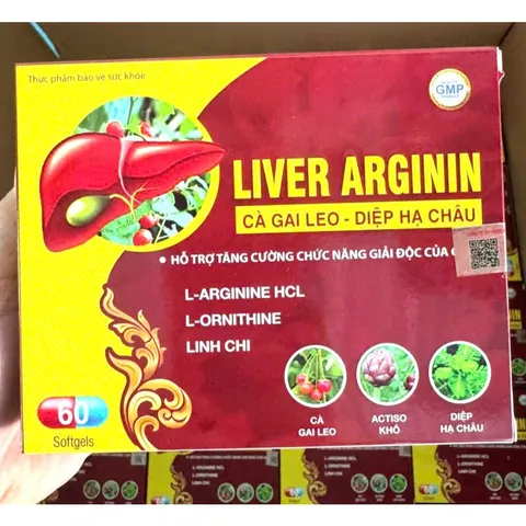Liver Arginin tăng cường chức năng gan bổ gan mát gan giải độc gan hạ men gan