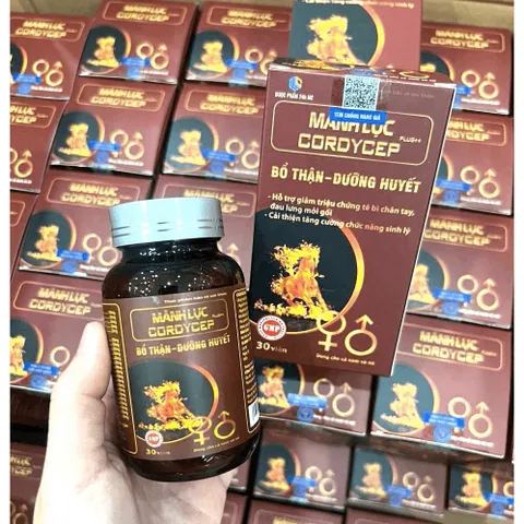 Mãnh lực Cordyceps hỗ trợ bổ thận tăng cường sức khoẻ nam giới noi vin toi