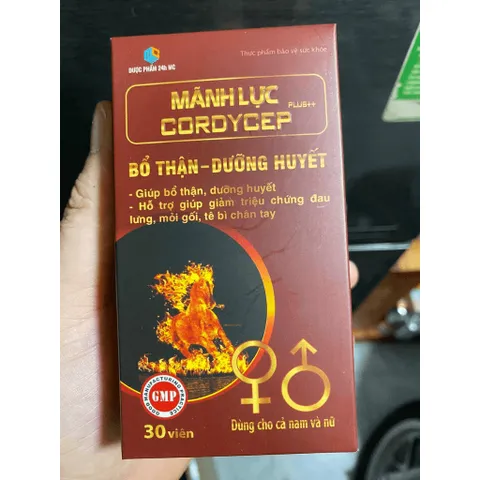 Mãnh lực Cordyceps hỗ trợ bổ thận tăng cường sức khoẻ nam giới noi vin toi