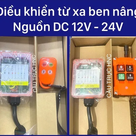✅ Bộ điều khiển từ xa F21-2SL - 12V, 24V, dùng cho ben nâng, bửng nâng, sàn nâng