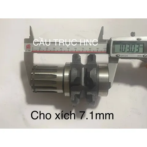 ✅ Trục truyền động, đĩa xích, lò xo giảm chấn pa lăng xích điện 0.5 tấn, 1 tấn, 2 tấn, 3 tấn, 5 tấn