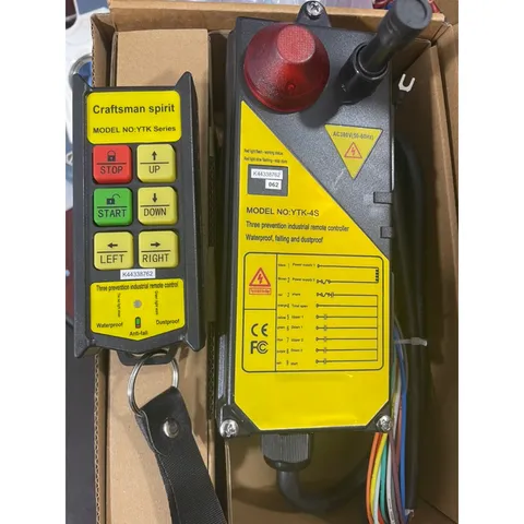 ✅Điều khiển từ xa cẩu trục, ben nâng SF4, 150 mét, loại 4 kênh điều khiển 220V, 380V, 12V, 24V