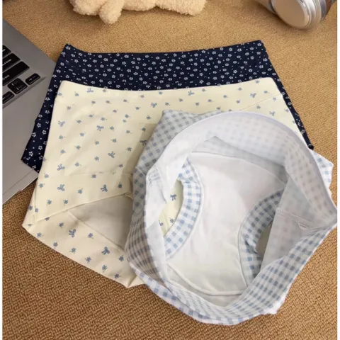 Quần boxer nữ hoa nhí cotton nguyên chất thân thiện với làn da (Tăng Size nếu V3 và hông to)