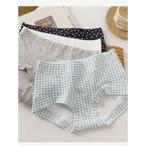 Quần boxer nữ hoa nhí cotton nguyên chất thân thiện với làn da (Tăng Size nếu V3 và hông to)
