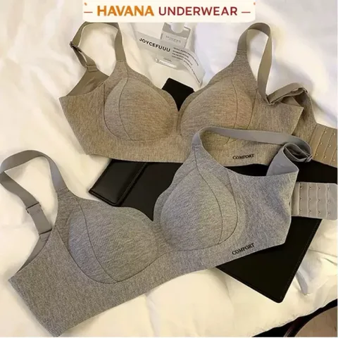 Áo bra Comfort không gọng mặc thoải mái dễ chịu và che mỡ lưng dày 0.8 cm (Lấy lùi size)