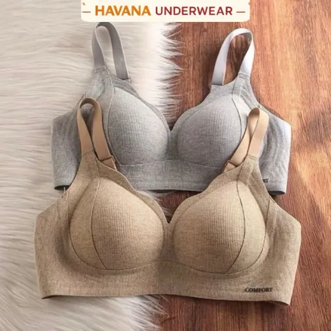 Áo bra Comfort không gọng mặc thoải mái dễ chịu và che mỡ lưng dày 0.8 cm (Lấy lùi size)