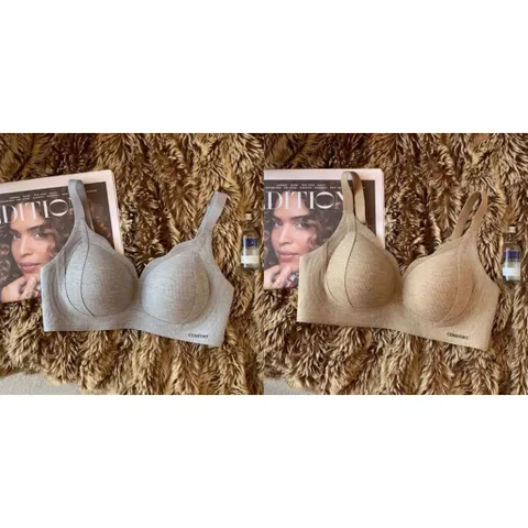 Áo bra Comfort không gọng mặc thoải mái dễ chịu và che mỡ lưng dày 0.8 cm (Lấy lùi size)