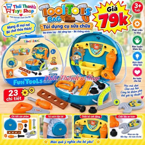 Hộp dụng cụ sửa chữa dành cho bé trai