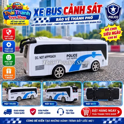 Đồ chơi nhựa xe cảnh sát chạy trớn an toàn cho trẻ em