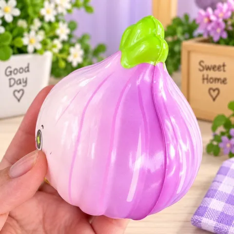 Squishy Củ Hành Tím siêu mềm siêu tăng chậm siêu đáng yêu