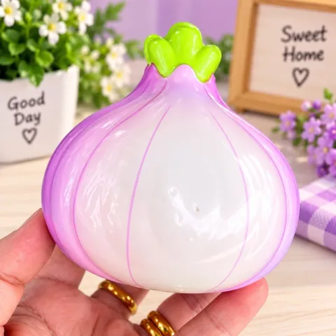 Squishy Củ Hành Tím siêu mềm siêu tăng chậm siêu đáng yêu