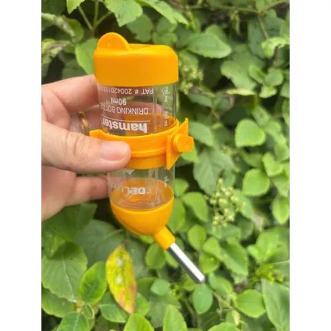 Combo 02 Bình nước bi Hamster 90ml (đọc kĩ mô tả)-Thiết kế tiện lợi cho thú cưng