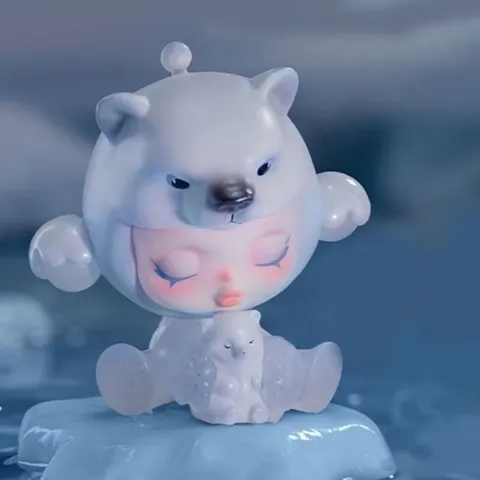Skull Panda mô hình chính hãng của Pop Mart-Hàng đã bóc hộp- không hộp