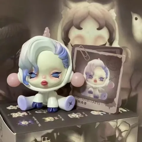 Skull Panda mô hình chính hãng của Pop Mart-Hàng đã bóc hộp- không hộp