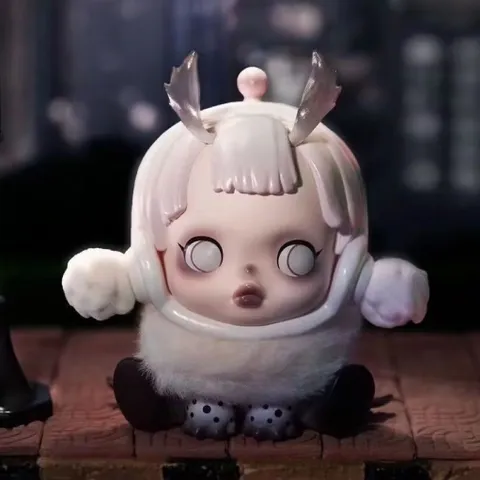 Skull Panda mô hình chính hãng của Pop Mart-Hàng đã bóc hộp- không hộp
