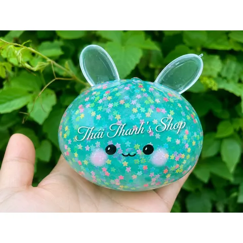 Squishy bóp mềm tai thỏ 10cm-Đồ chơi nhựa giảm stress hiệu quả