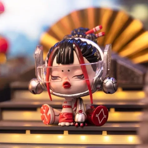 Skull Panda mô hình chính hãng Pop Mart- Hàng đã bóc- Không hộp