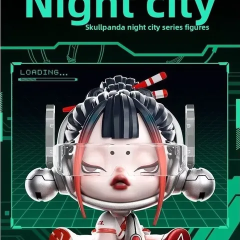 Skull Panda mô hình chính hãng Pop Mart- Hàng đã bóc- Không hộp