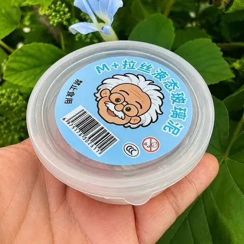Slime-Slam thuỷ tinh trong suốt siêu mềm dẻo Ông Già