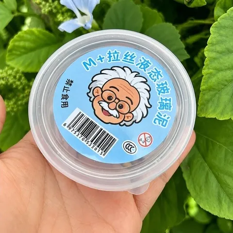 Slime-Slam thuỷ tinh trong suốt siêu mềm dẻo Ông Già